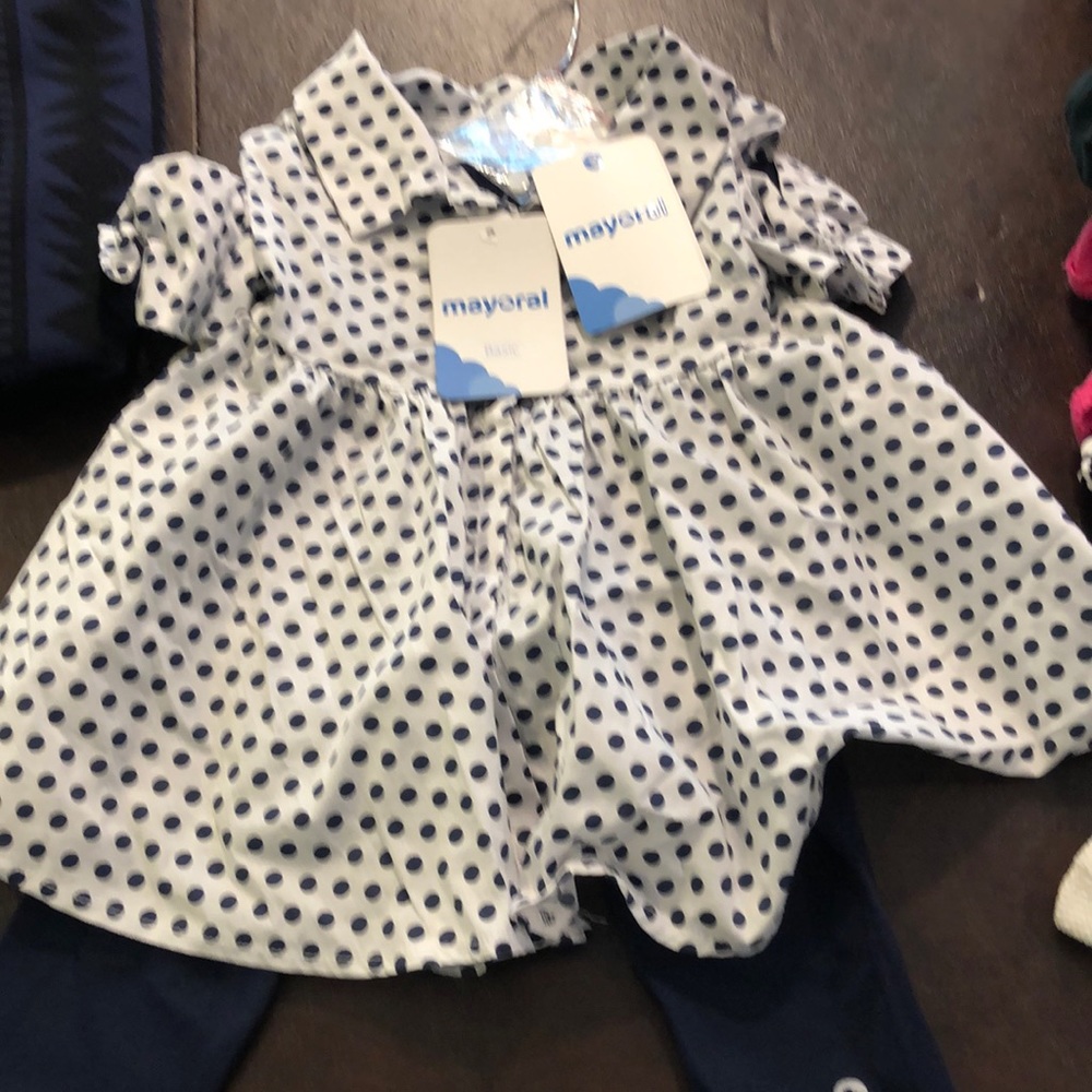 Toddler girl shirt and leggings outfit